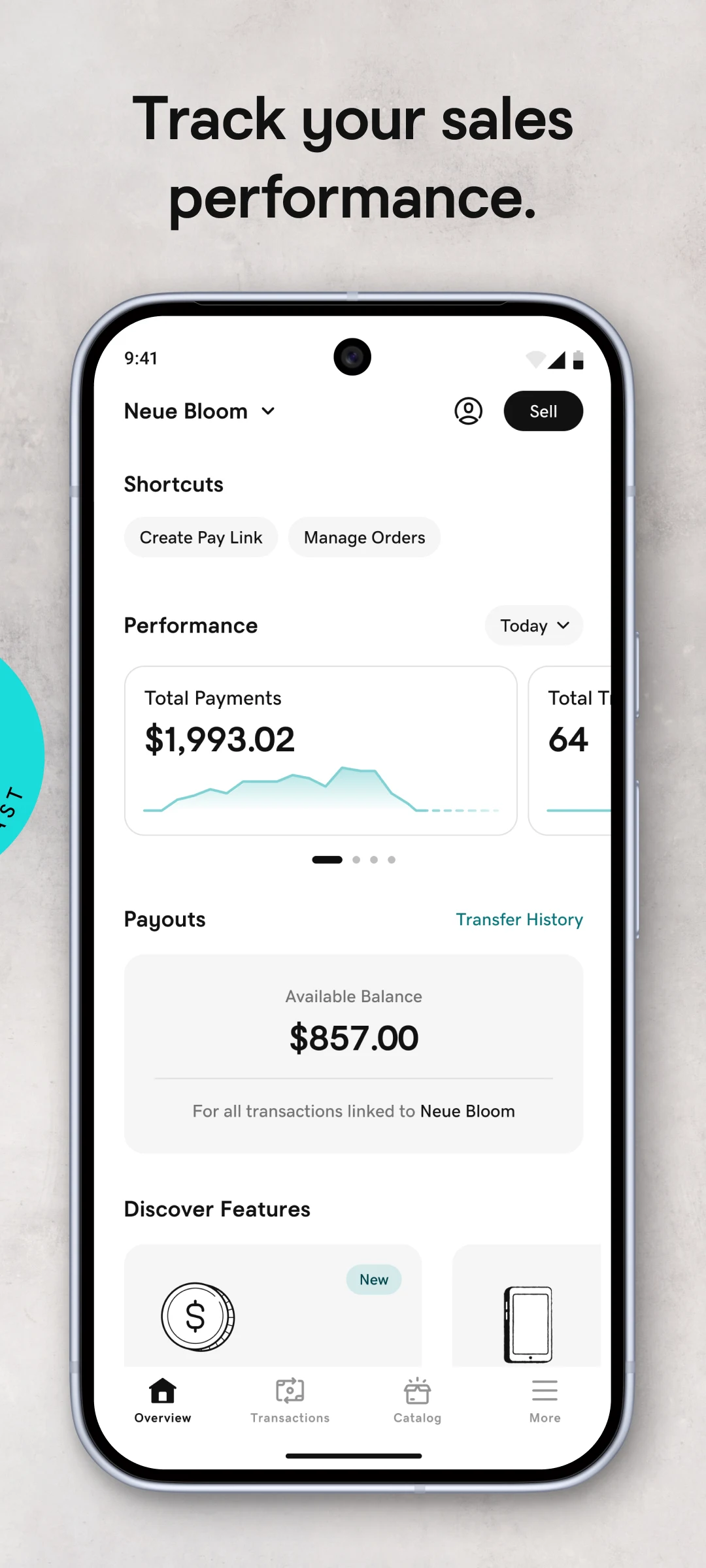 GoDaddy Commerce: Payments POS screenshot
